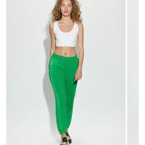 Cotton citizen high rise sweats. Worn only one time . Gorgeous green color!